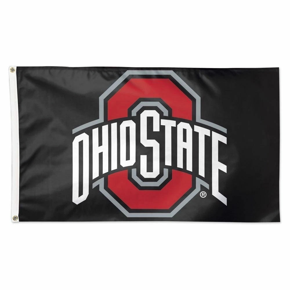 Wincraft OSU Ohio State Buckeyes Black Flag 3'x5'